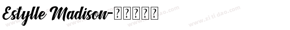 Estylle Madison字体转换